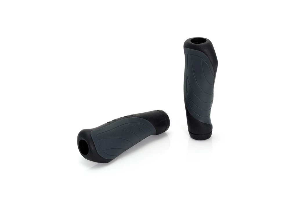 XLC Håndtag Sæt Ergonomisk Sort/grå – 135mm Lange 3 XLC Håndtag Sæt Ergonomisk Sort/grå – 135mm Lange