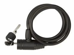 Bike Attitude – Spirallås – 8x1500mm – Med Nøgle – Sort