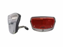 Smart Bike Smart 0,5 Watt + Baglygte LED – Lygtesæt – Inkl. Batterier