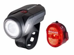 SIGMA SPORT Sigma Aura 35 & Nugget II – Lygtesæt – USB Genopladelig