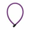 Axa Basta AXA Resolute 6-60 – Kabellås Med Nøgle – 60 Cm – Royal Purple