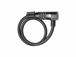 Axa Basta AXA Resolute C12-65 – Spirallås Med Kode – 65 Cm – Sort