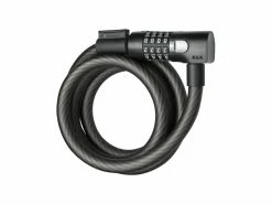 Axa Basta AXA Resolute C15-180 – Spirallås Med Kode – 180 Cm – Sort