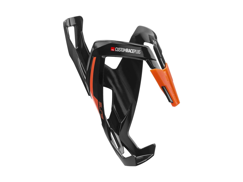 Elite Custom Race+ – Flaskeholder – Black Glossy Orange Graphic 3 Elite Custom Race+ – Flaskeholder – Black Glossy Orange Graphic