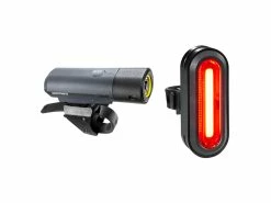 Kryptonite Alley – Cykellygtesæt F800 Og R75 – 800 Og 75 Lumen – USB Opladelig