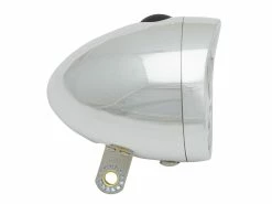 OXC Ultra Torch Retro – Cykellygte Front Chrom – 3xLED – Batteri Model